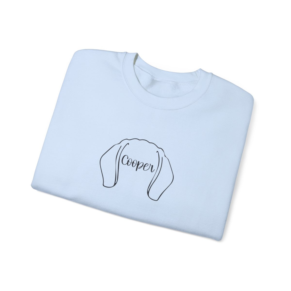Personalized Dog Ear Crewneck Sweatshirt | Beagle - Image 7
