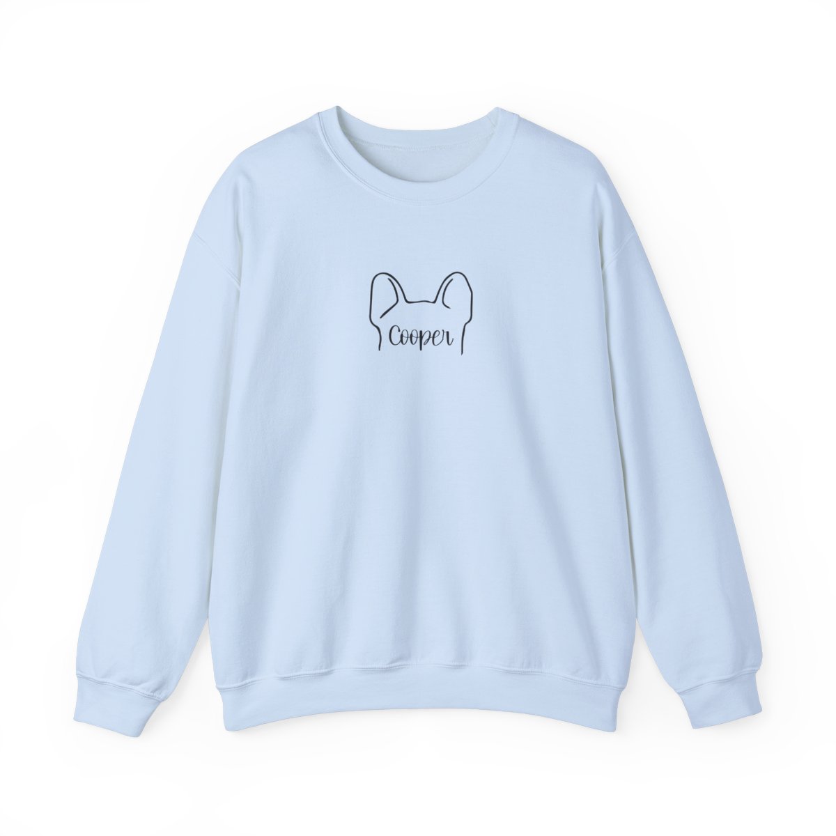Personalized Dog Ear Crewneck Sweatshirt | Frenchie - Image 8