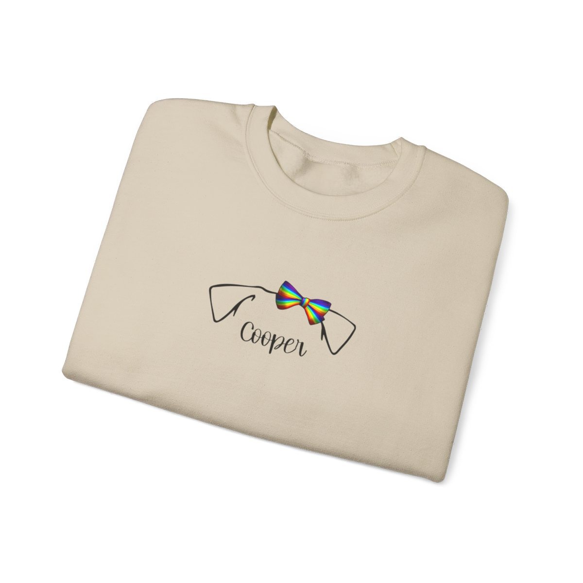 Personalized Dog Ear Crewneck Sweatshirt | Jack Russell Pride Bow - Image 3