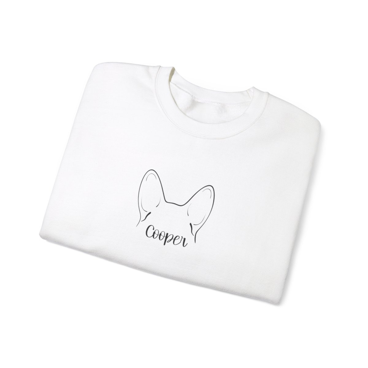 Personalized Dog Ear Crewneck Sweatshirt | Big Ears