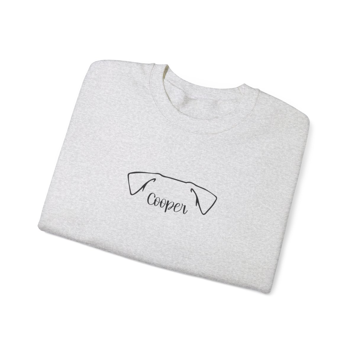 Personalized Dog Ear Crewneck Sweatshirt | Jack Russell - Image 5