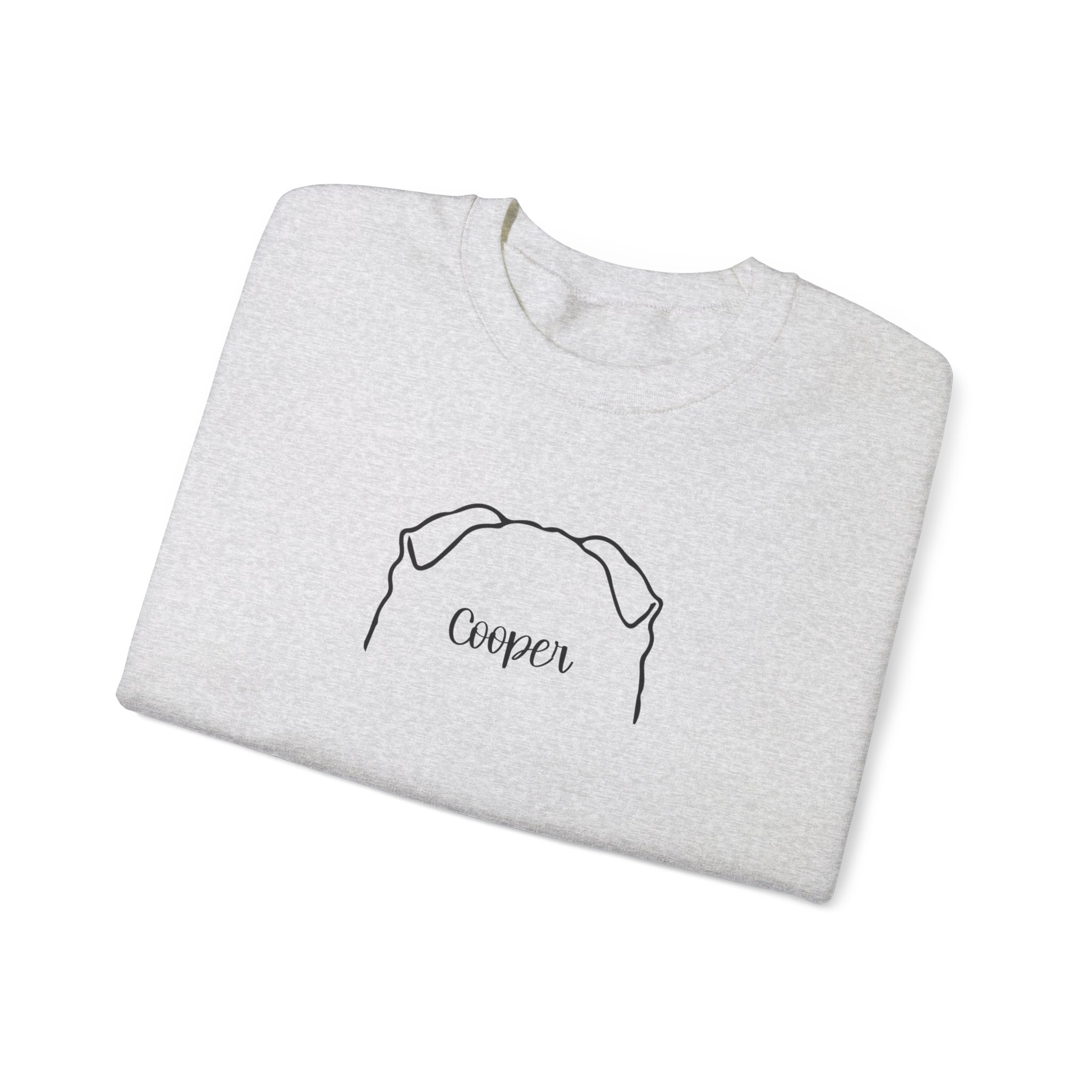 Personalized Dog Ear Crewneck Sweatshirt | Shar Pei - Image 9