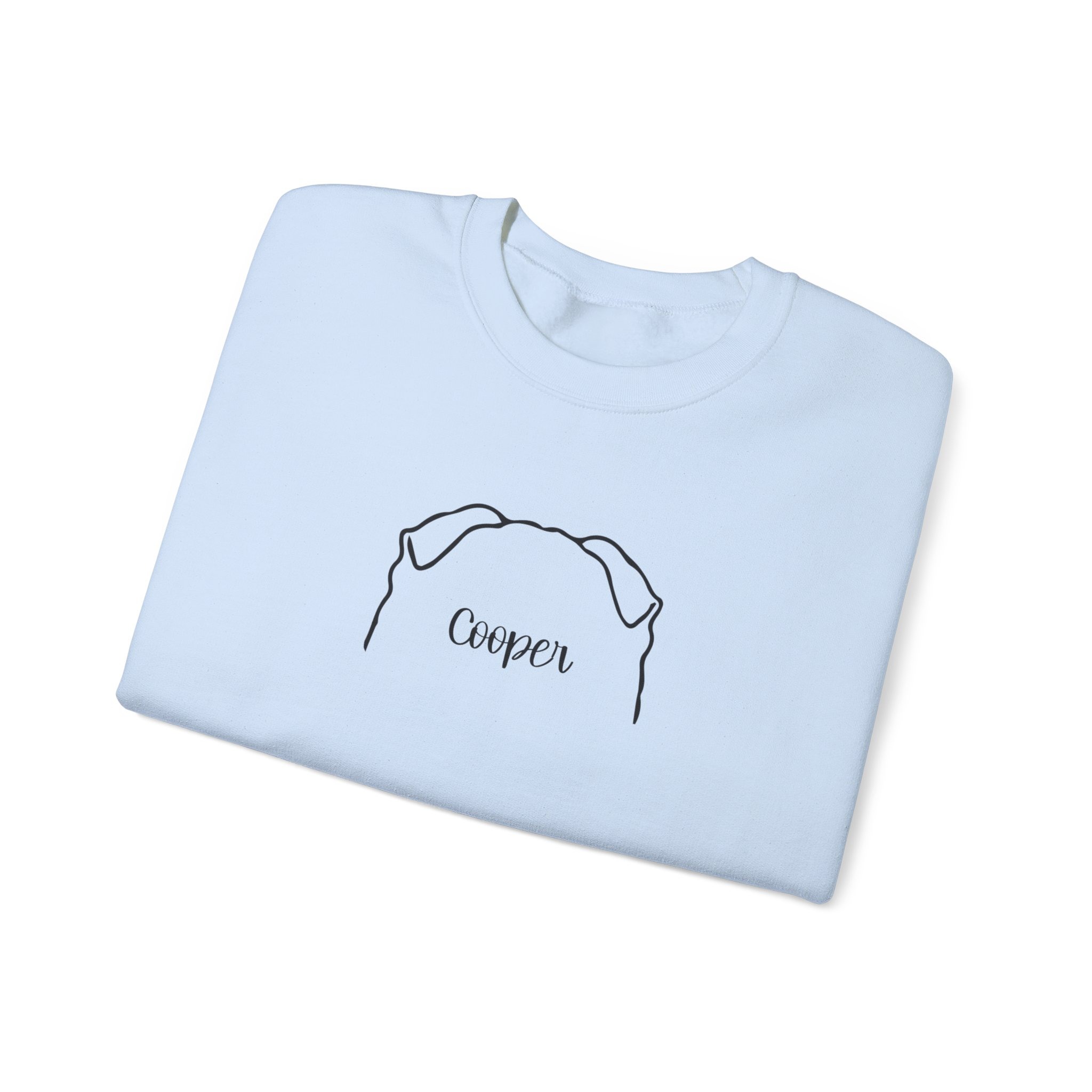 Personalized Dog Ear Crewneck Sweatshirt | Shar Pei - Image 11