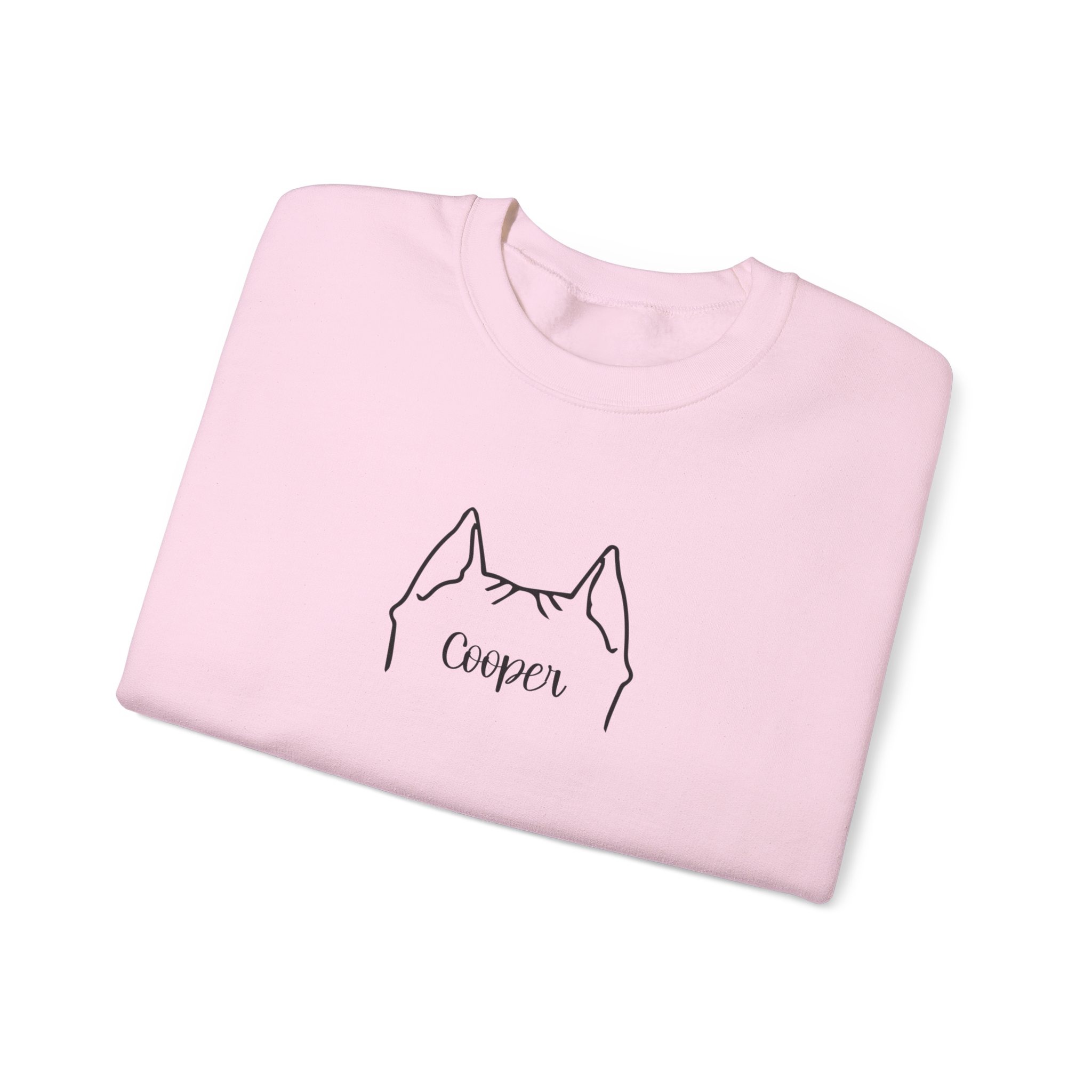 Personalized Dog Ear Crewneck Sweatshirt | Pitty - Image 7