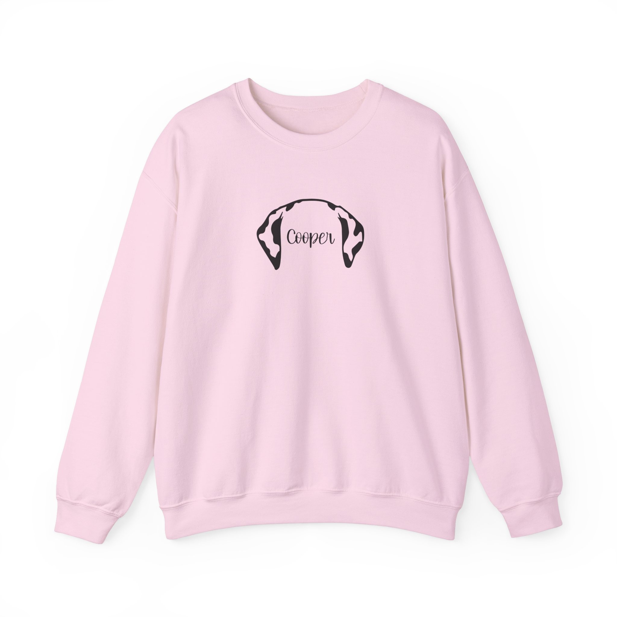 Personalized Dog Ear Crewneck Sweatshirt | Dalmation - Image 2