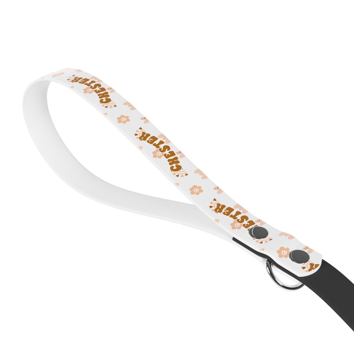 Personalized Pet Leash - Pink Rainbows - Image 3