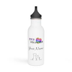 Zoe's Personalized Volunteer Stainless Steel Water Bottle