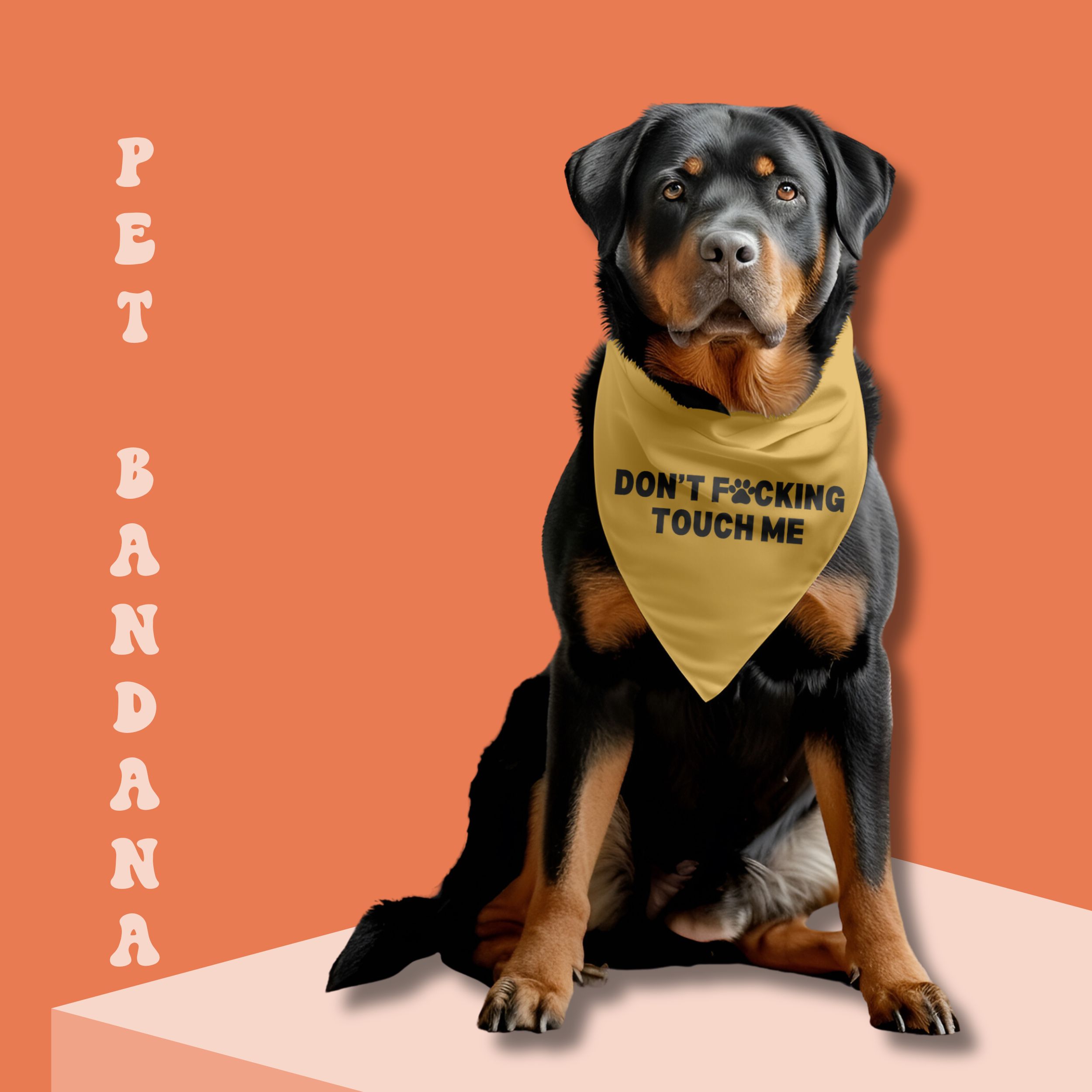 Don't Effing Touch Me Pet Bandana