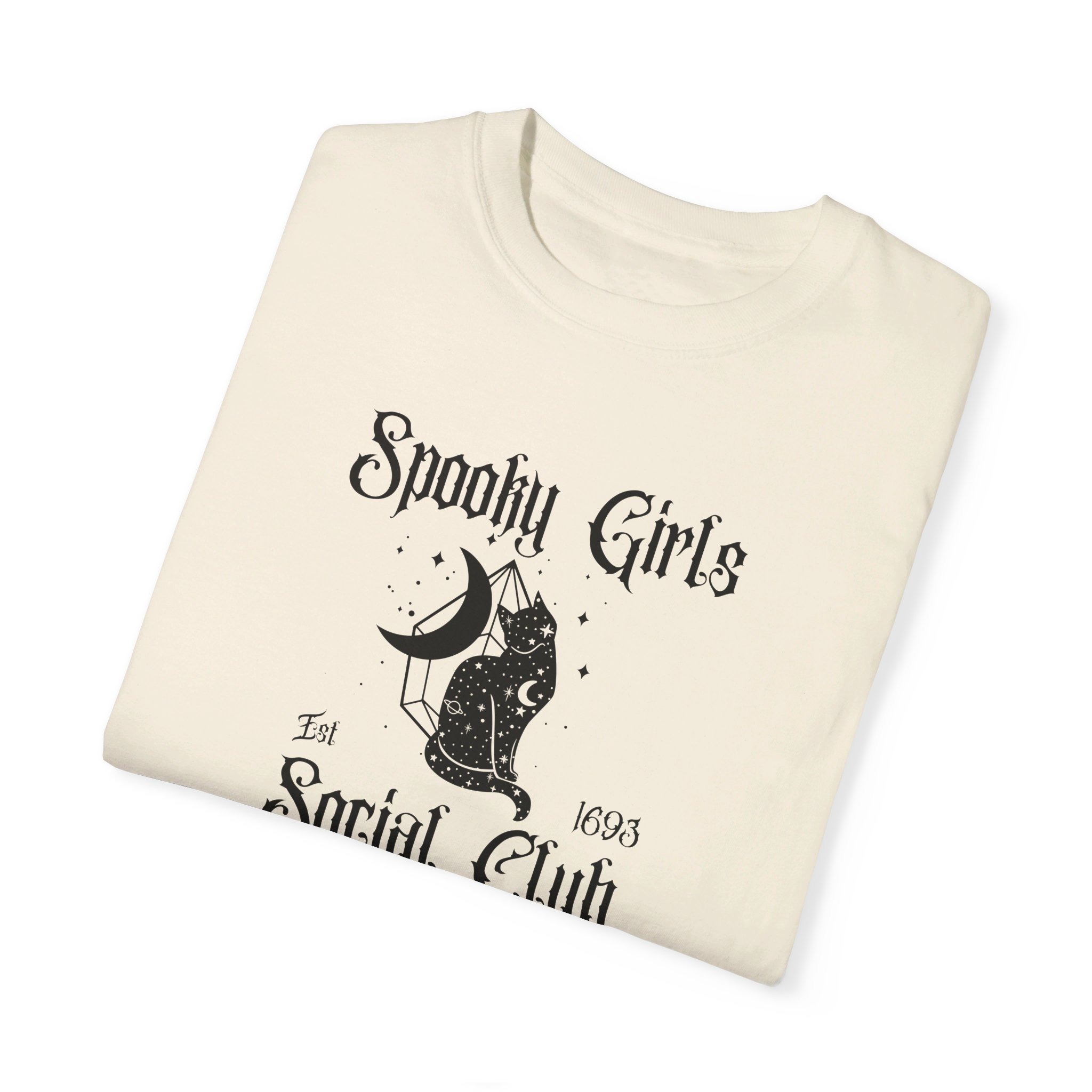 Comfort Colors® T-Shirt – Spooky Girls Social Club Black Cat - Image 10