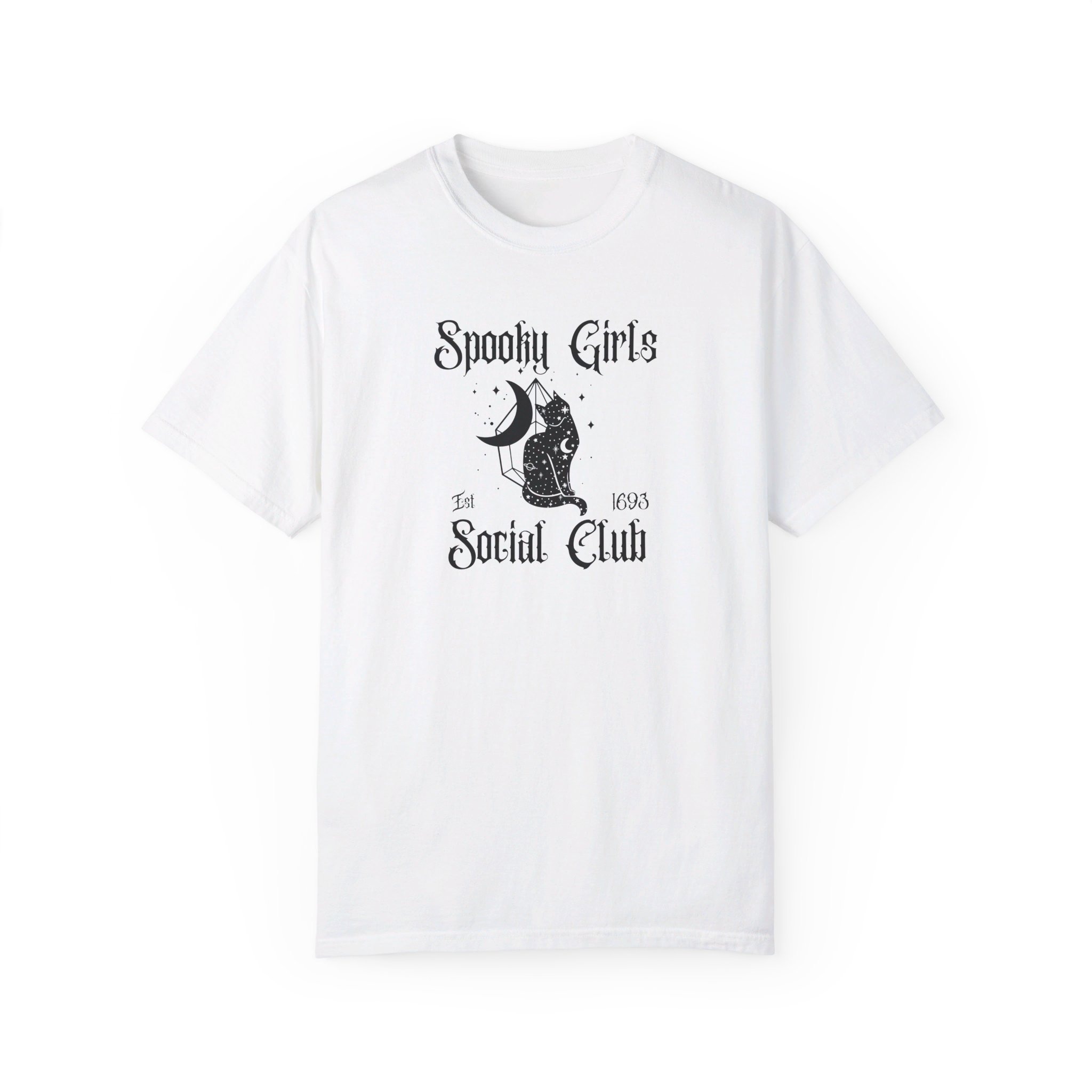 Comfort Colors® T-Shirt – Spooky Girls Social Club Black Cat - Image 8