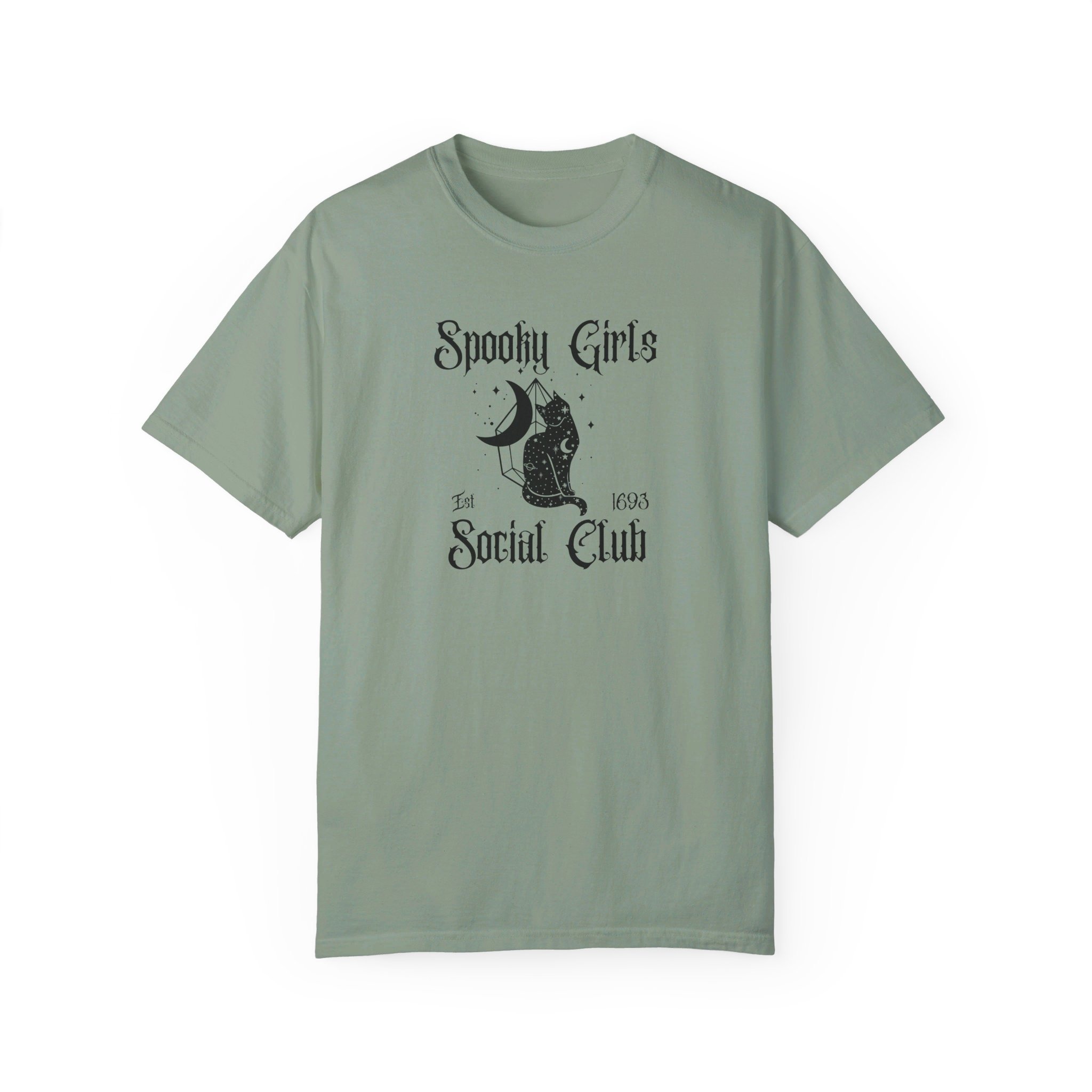 Comfort Colors® T-Shirt – Spooky Girls Social Club Black Cat - Image 5