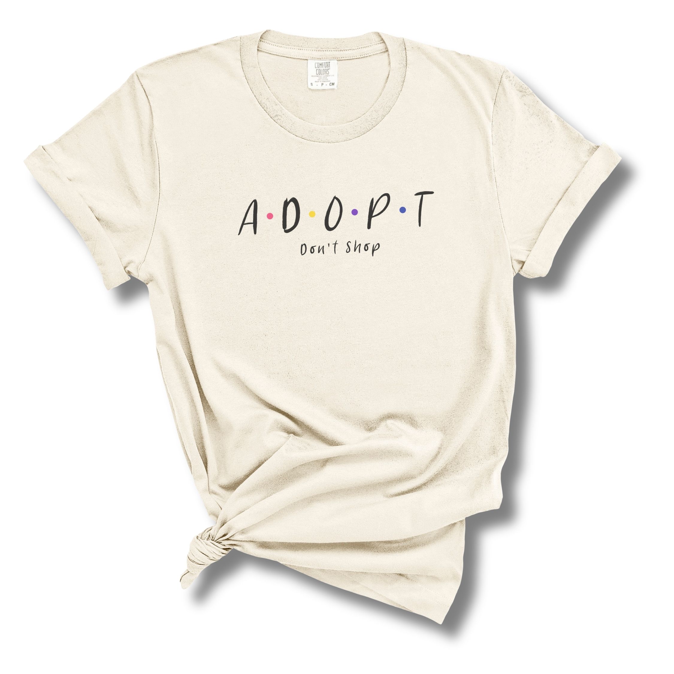 Comfort Colors® T-Shirt – Adopt Don't Shop - Image 3