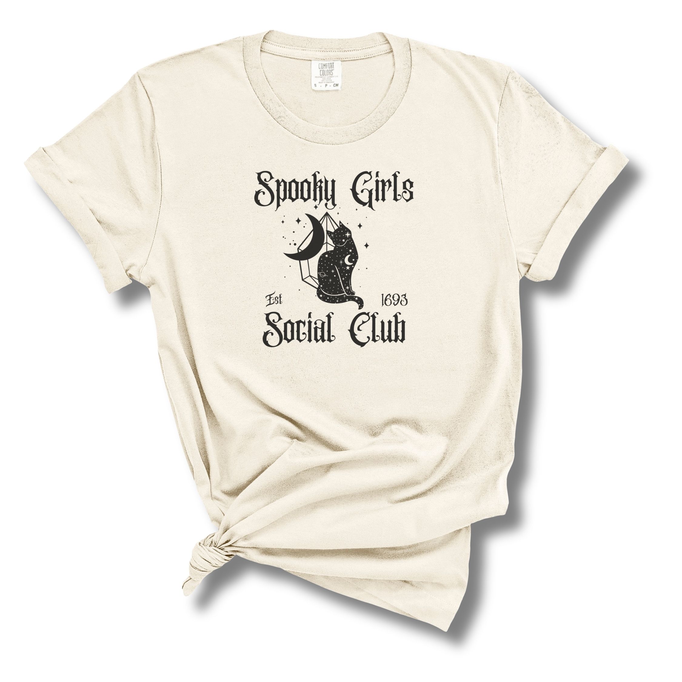 Comfort Colors® T-Shirt – Spooky Girls Social Club Black Cat - Image 9